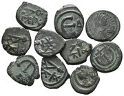 Lot of ca. 10 Late Roman Imperial bronze coins / SOLD AS SEEN, NO RETURN!very fine