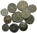 Lot of ca. 11 mixed bronze coins / SOLD AS SEEN, NO RETURN!very fine