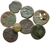 Lot of ca. 8 mixed bronze coins / SOLD AS SEEN, NO RETURN!nearly very fine