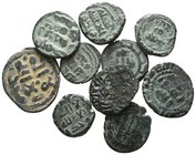 Lot of ca. 10 Islamic bronze coins / SOLD AS SEEN, NO RETURN!very fine