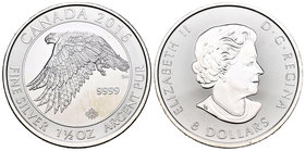 Canada. Elizabeth II. 8 dollars. 2016. Ag. 46,68 g. Eagle. UNC. Est...50,00.