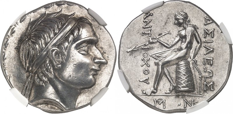 GRÈCE ANTIQUE
Royaume Séleucide, Antiochus III (222-187 av. J.C.). Tétradrachme...