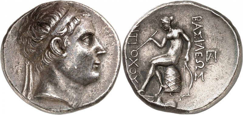 GRÈCE ANTIQUE
Royaume Séleucide, Antiochus III (222-187 av. J.C.). Tétradrachme...