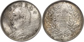 CHINE
République, Yuan Shih-kai. Dollar (1920)
Av. Buste à gauche. Rv. Caractères dans une couronne.
Km. Y329.6, L&M 77.
Provenance : Collection S...