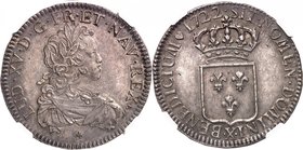 FRANCE
Louis XV (1715-1774). Écu de France 1722 X, Amiens.
Av. Buste drapé, lauré, et cuirassé à l’antique à droite. Rv. Croix formée de quatre lis ...