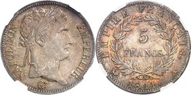 FRANCE
Premier Empire (1804-1814). 5 francs 1811 A, Paris.
Av. Tête laurée à droite. Rv. Valeur dans une couronne.
G. 584.
NGC MS 64. Magnifique p...