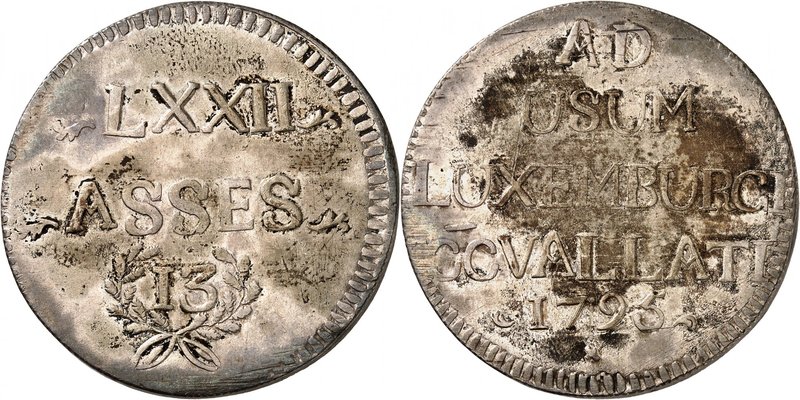 LIECHTENSTEIN
Siège des armées autrichiennes par les Français. 72 sols 1795.
A...