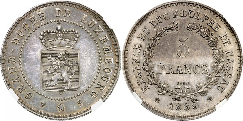LIECHTENSTEIN
Guillaume III (1849-1890) sous la régence du duc Adolphe de Nassa...