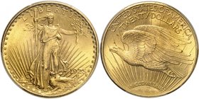 USA
20 dollars Saint-Gaudens 1925, Philadelphie
Av. Liberté de face brandissant un flambeau ainsi qu’une branche d’olivier. Rv. Aigle volant à gauch...