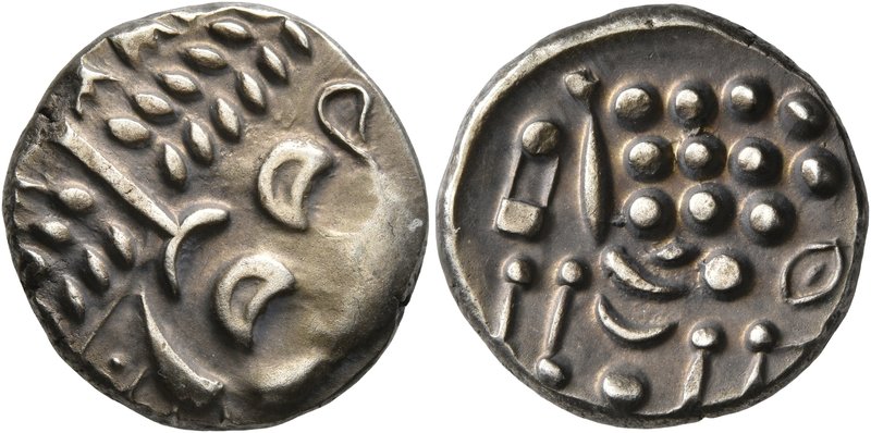CELTIC, Britain. Durotriges. Uninscribed, circa 65 BC-AD 45. Stater (Electrum, 1...