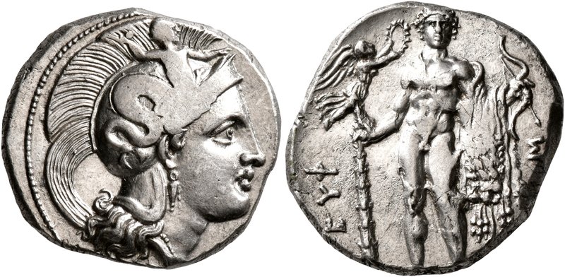 LUCANIA. Herakleia. Circa 330/25-281 BC. Didrachm or Nomos (Silver, 20 mm, 8.00 ...