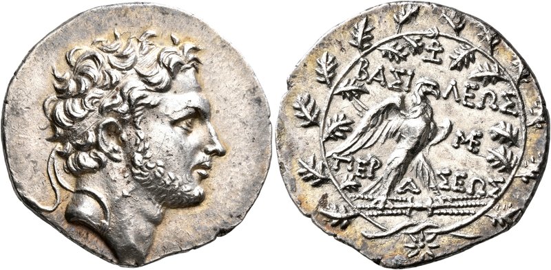 KINGS OF MACEDON. Perseus, 179-168 BC. Tetradrachm (Silver, 32 mm, 16.48 g, 12 h...
