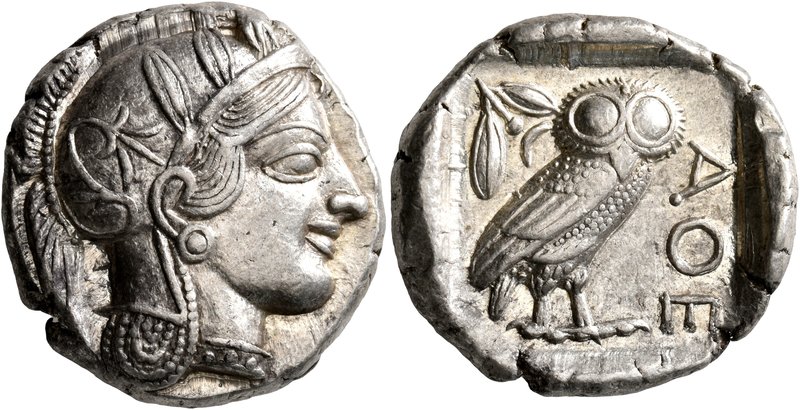 ATTICA. Athens. Circa 430s-420s BC. Tetradrachm (Silver, 24 mm, 17.20 g, 10 h). ...