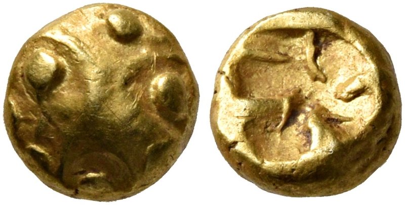 IONIA. Uncertain. Circa 600-550 BC. 1/24 Stater (Electrum, 5 mm, 0.64 g), Phokai...