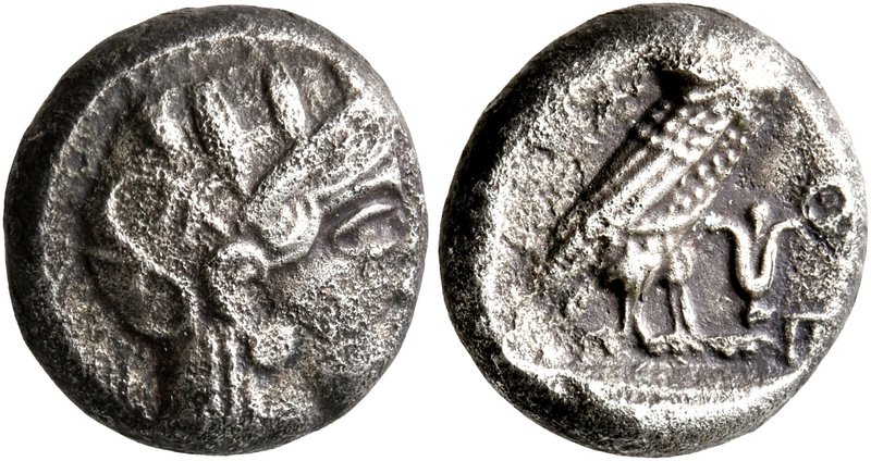 JUDAEA, Achaemenid Province (Yehud) (?). Circa 375-332 BCE. Drachm (Silver, 13 m...