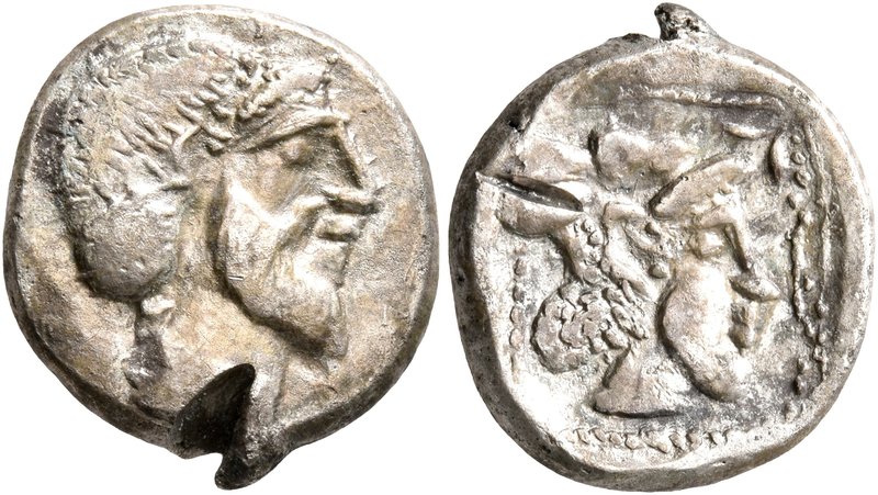 PHILISTIA (PALESTINE). Uncertain mint. Mid 5th century-333 BC. Drachm (Silver, 1...