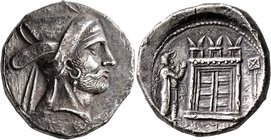 KINGS OF PERSIS. Baydād (Bagadat), late 3rd or early 2nd century BC. Tetradrachm (Silver, 27 mm, 17.02 g, 9 h). Head of Baydād to right, with short be...