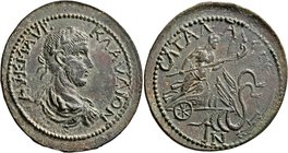 PISIDIA. Sagalassus. Claudius II Gothicus, 268-270. 10 Assaria (Bronze, 36 mm, 21.11 g, 6 h). AY•K•M•AYP• KΛAYΔION Laureate, draped and cuirassed bust...