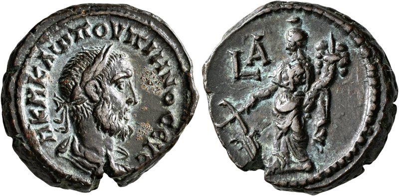 EGYPT. Alexandria. Pupienus, 238. Tetradrachm (Potin, 23 mm, 11.00 g, 12 h), RY ...