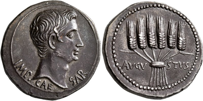 Augustus, 27 BC-AD 14. Cistophorus (Silver, 25 mm, 11.83 g, 1 h), Ephesus, circa...