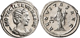 Otacilia Severa, Augusta, 244-249. Antoninianus (Silver, 23 mm, 5.11 g, 1 h), Antiochia, 244-247. M OTACIL SEVERA AVG Diademed and draped bust of Otac...
