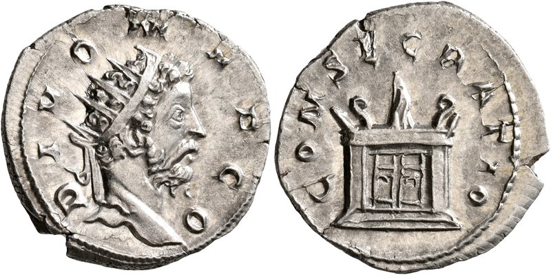Trajan Decius, 249-251. Antoninianus (Silver, 22 mm, 3.75 g, 2 h), commemorative...
