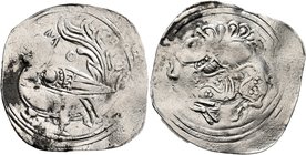 ISLAMIC, 'Abbasid Caliphate. Uncertain period. Dirham (Silver, 27 mm, 2.83 g, 6 h), donative issue. Uncertain mint, perhaps Madinat al-Salam, circa AH...