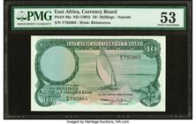 East Africa Currency Board 10 Shillings ND (1964) Pick 46a PMG About Uncirculated 53. 

HID09801242017