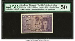 Southern Rhodesia Southern Rhodesia Currency Board 5 Shillings 1.1.1943 Pick 8a PMG About Uncirculated 50. 

HID09801242017
