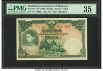 Thailand Government of Thailand 20 Baht ND (1939) Pick 36 PMG Choice Very Fine 35. 

HID09801242017