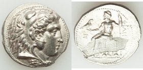 MACEDONIAN KINGDOM. Philip III Arrhidaeus (323-317 BC). AR tetradrachm (28mm, 16.98 gm, 12h). Choice XF, lamination. Lifetime issue of Sidon, under Pt...