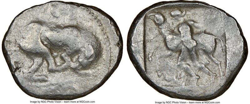 CYPRUS. Marion. Sasmas (ca. 470-450 BC). AR stater (24mm, 11h). NGC Fine. Sasmas...