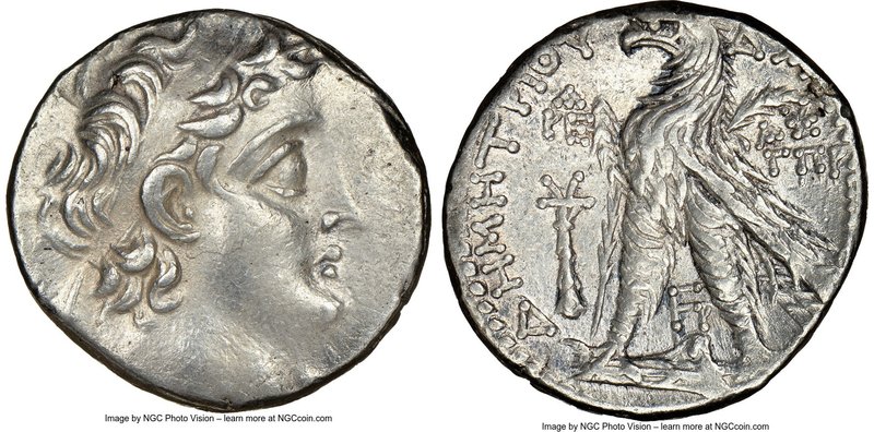 SELEUCID KINGDOM. Demetrius II Nicator (second reign, 129-125 BC). AR tetradrach...