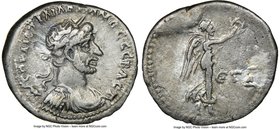 CAPPADOCIA. Caesarea. Hadrian (AD 117-138). AR hemidrachm (15mm, 1.92 gm, 12h). NGC VF 5/5 - 3/5. Dated Regnal Year 4 (AD 120/1). AYTO KAIC TPAI AΔPIA...