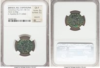 JUDAEA. Aelia Capitolina. Antoninus Pius (AD 138-161) with Diva Faustina Senior. AE (22mm, 6.60 gm, 6h). NGC Choice Fine 4/5 - 2/5, deposits. CE-IMP C...