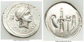 C. Norbanus (83 BC). AR denarius (21mm, 3.87 gm, 9h). Choice VF. Rome. C•NORBANVS, head of Venus right, wearing stephane, pendant earring and pearl ne...