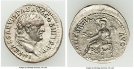 Vespasian (AD 69-79). AR denarius (19mm, 2.88 gm, 7h). VF. Ephesus, AD 71. IMP CAESAR VESPAS AVG COS III TR P P P, laureate head of Vespasian right / ...