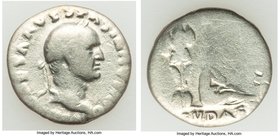 ANCIENT LOTS. Roman Imperial. Ca. AD 69-268. Lot of three (3) AR, BI and AE issues. Fine-About VF. Includes: Vespasian (AD 69-79), AR denarius // Traj...