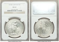 Edward VII Trade Dollar 1910-B MS62 NGC, Bombay mint, KM-T5. Untoned white coin with mint bloom. 

HID09801242017