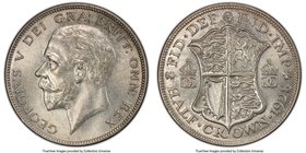 George V 1/2 Crown 1928 MS65 PCGS, KM835. Unmarked fields in a pewter gray color with decent luster and reflectivity. 

HID09801242017
