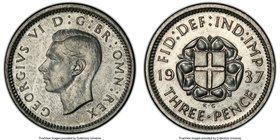George VI silver Proof 3 Pence 1937 PR65 PCGS, KM848, S-4085. 

HID09801242017