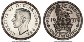 George VI Proof Shilling 1937 PR65 PCGS, KM853, S-4082. English crest reverse. 

HID09801242017