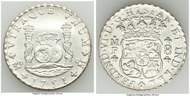 Ferdinand VI 8 Reales 1751 Mo-MF XF (cleaned), Mexico City mint, KM104.1. 39.0mm. 26.93gm. 

HID09801242017