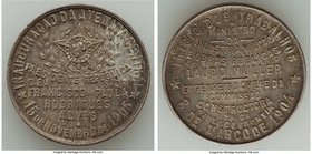 Republic silver "Inauguration of Avenidace Central" Medal 1905 UNC, VC-219. 30mm. 12.90gm. From the Dresden Collection of Hispanic and Brazilian Procl...