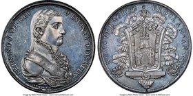 Ferdinand VII silver Veracruz Proclamation Medal 1808 MS62 NGC, Grove-F-197. 39mm. From the Dresden Collection of Hispanic and Brazilian Proclamation ...