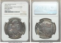 Augustin I Iturbide silver Guadalajara Proclamation Medal 1822 UNC Details (Cleaned) NGC, Grove-27a. 39mm. From the Dresden Collection of Hispanic and...