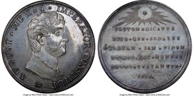 Augustin I Iturbide silver Mexico City Proclamation Medal 1823 MS63 NGC, Grove-17a. 39mm. From the Dresden Collection of Hispanic and Brazilian Procla...