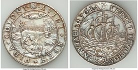 West Friesland. Provincial silver "Trade & Agriculture" Medal 1617 XF (Altered Surface), Van Loon-II-55. 49mm. 30.27gm. From the Dresden Collection of...