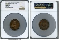 "Johann Von Nassau-Siegen" bronze Medal 1640-Dated AU Details (Tooled) NGC, 42x47mm. From the Dresden Collection of Hispanic and Brazilian Proclamatio...