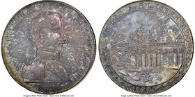 Republic silver "Liberation of Cuzco" Medal 1825 MS62 NGC, Fonrobert-9205. 42mm. From the Dresden Collection of Hispanic and Brazilian Proclamation Me...